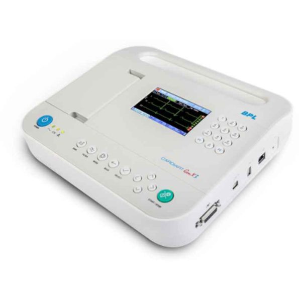 BPL Cardiart GenX3 4.3 inch Colour TFT 3 Channel ECG Machine