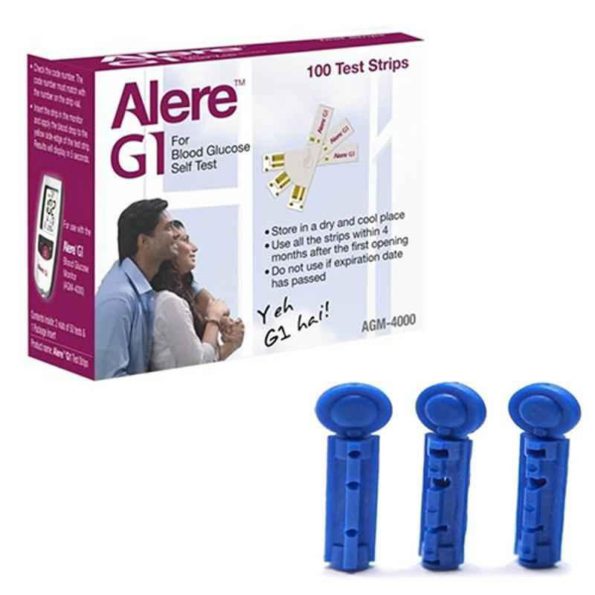 Alere 200Pcs AG-4000 G1 Glucometer Strips with 200 Lancets Free