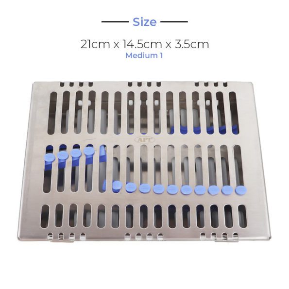 API Instruments Sterlization Cassette Large (28 x 19 x 4 cm)