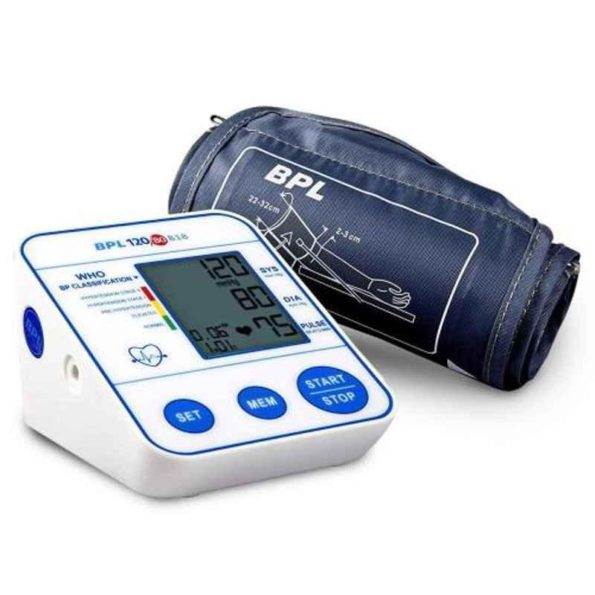 BPL White Digital Blood Pressure Monitor with USB Compatibility