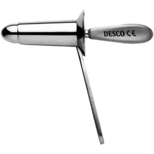 Desco Medium Stainless Steel Medium Reusable Vaginal Speculum