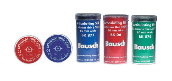 Bausch Articulating Silk 80 mm Red 3 Meter Roll - BK 06