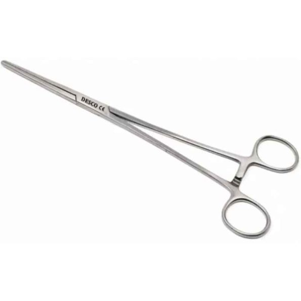 Desco 8 inch Stainless Steel Kelly Artery Straight Hemostats Forceps