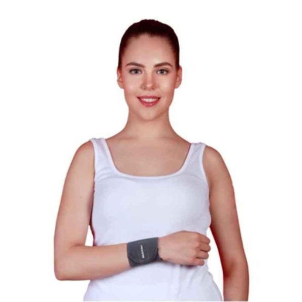 Adore Nylon Grey Wrist Support with Double Lock