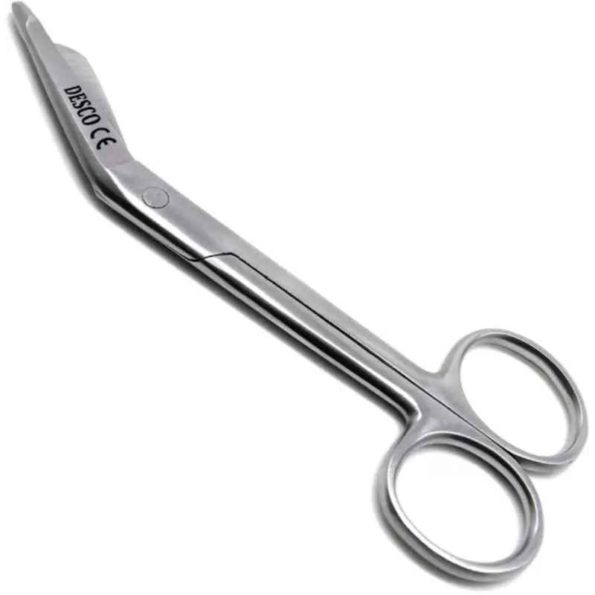 Desco 5.5 inch Stainless Steel Curved And Angled Dissecting Scissor