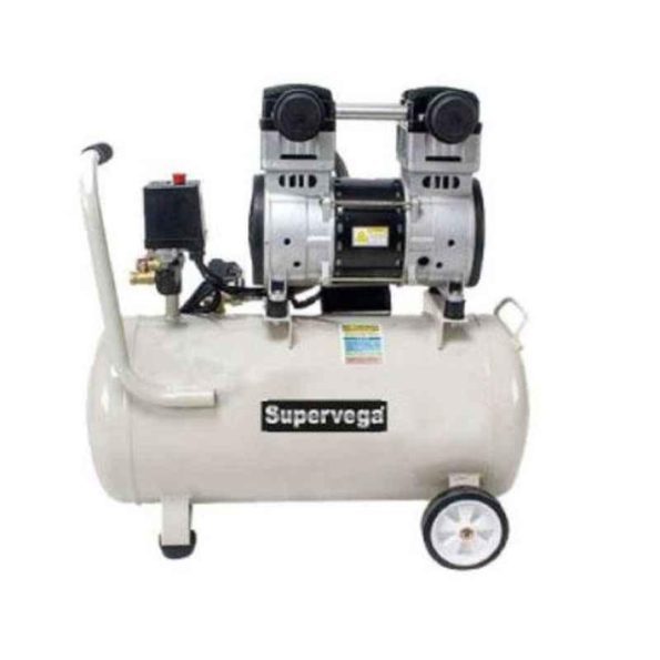 Chromadent Supervega 0.75HP Oil Free Medical Grade Air Compressor with 30L Tank