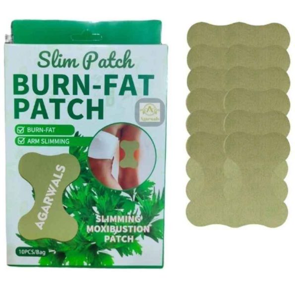 Agarwals 10 Pcs Slim Burn Fat Moxibustion Patch Box (Pack of 5)