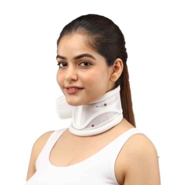 Adore Polyethylene White Cervical Collar Hard