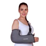 Adore Nylon Grey Tropical Pouch Arm Sling|AD-301|Size: M