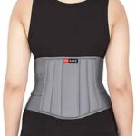 Besafe Forever Neoprene Grey Lumbo Sacral Orthopedic Support Waist Belt for Lower Back Pain|GLSBG01|Size: L