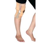 Bodycare Cotton & Elastic Beige Knee Support with Hinge|RP-3504|Size: S