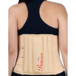 Bodycare Cotton & Elastic Beige Super Fine Sacro Lumber Brace|RP-3209|Size: XL