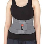 Besafe Forever Neoprene Grey Lumbo Sacral Orthopedic Support Waist Belt for Lower Back Pain|GLSBG01|Size: M