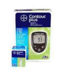 Bayer Contour Plus 250 Memory Black Glucometer with 25 Test Strips & 5 Lancets|KVq8NblUwWgX5-medium