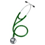 CardiacCheck 24 inch Green Stainless Steel Stethoscope