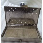 Divine Medicare Stainless Steel Sterilization Tray With Silicon Mate Dental Medical Tray