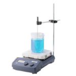 Abdos 18.4×18.4cm Magnetic Stirrer & Hotplate with support Rod & External Temperature Probe