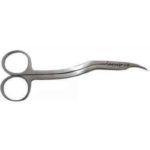 Desco 6 inch Stainless Steel Angular Shape Suture Scissor|SSAS