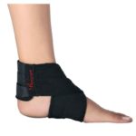 Bodycare Cotton & Elastic Black Ankle Binder|RP-31007|Size: S