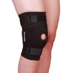 Adore Neoprene Black Hinged Knee Wrap|AD-410