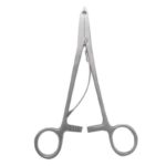 CR Exim Polished Finish Stainless Steel Raney Clip Applicator for Hospital