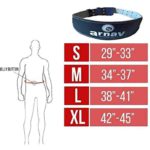 Arnav 6 inch Black Weight Lifting Gym Belt with Back Support|Steel Roller Buckle & Abdomen Support|Size: XL|jbHVMJra2mgd9-xxlarge