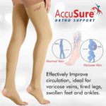 AccuSure Double Extra Large Thigh Length Medical Compression Stocking for Varicose Veins|AOK14-XXL|jhblfRS8acihx-xxlarge|zTZh2A0GMFevt-xxlarge|xkGBCFGLI1gdR-xxlarge