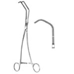 Alis 20.5cm/ 8 inch Satinsky Tangenital Occlusion Vascular Clamp